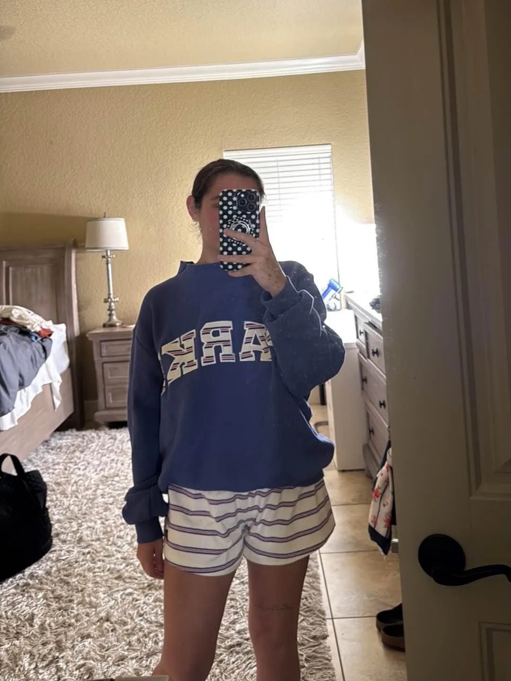 Relaxed Lilac Graphic Pullover Hoodie for Women